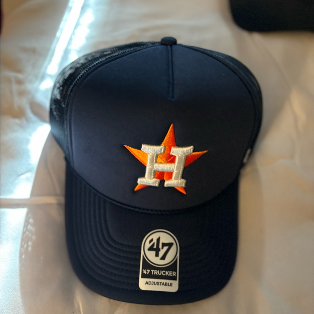 Houston Trucker Hat Snap Back